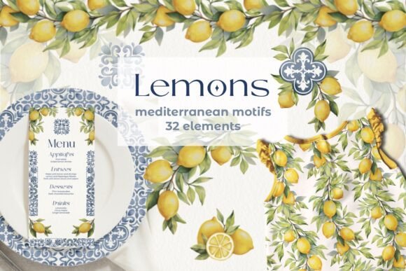 Bring the Mediterranean to Your Designs with Lemon & Tile