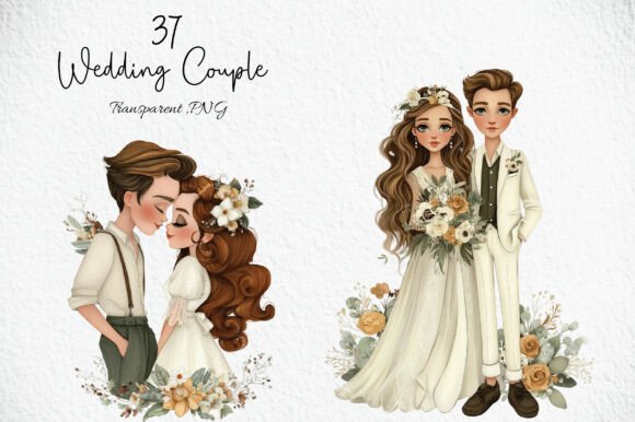 Designing with Grace: Using Wedding Couple Clipart in Your Projects
