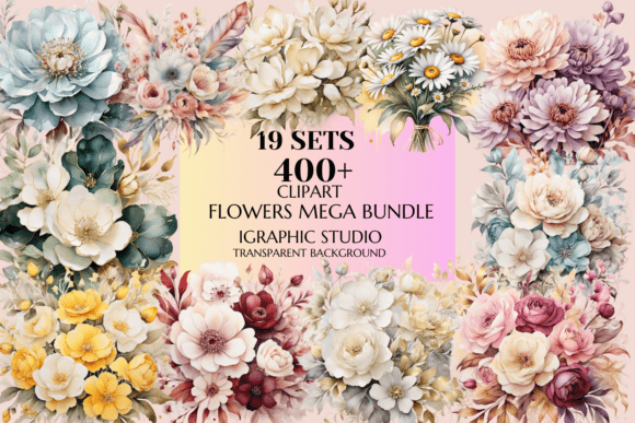 Flowers Mega Bundle: Your Wedding Decor Design Toolkit