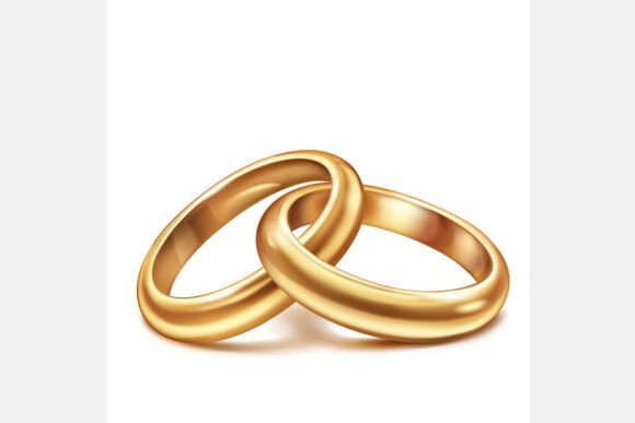 The Enduring Appeal of Two Intertwined Gold Wedding Rings