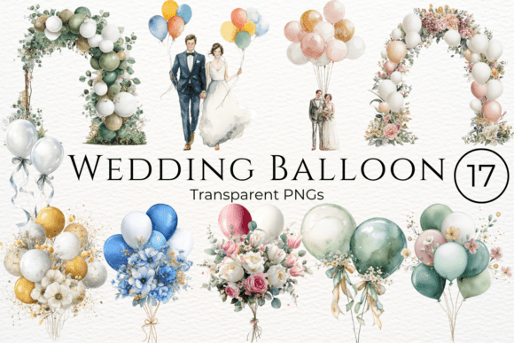 Watercolor Wedding Balloons: A Designer's Delightful Asset